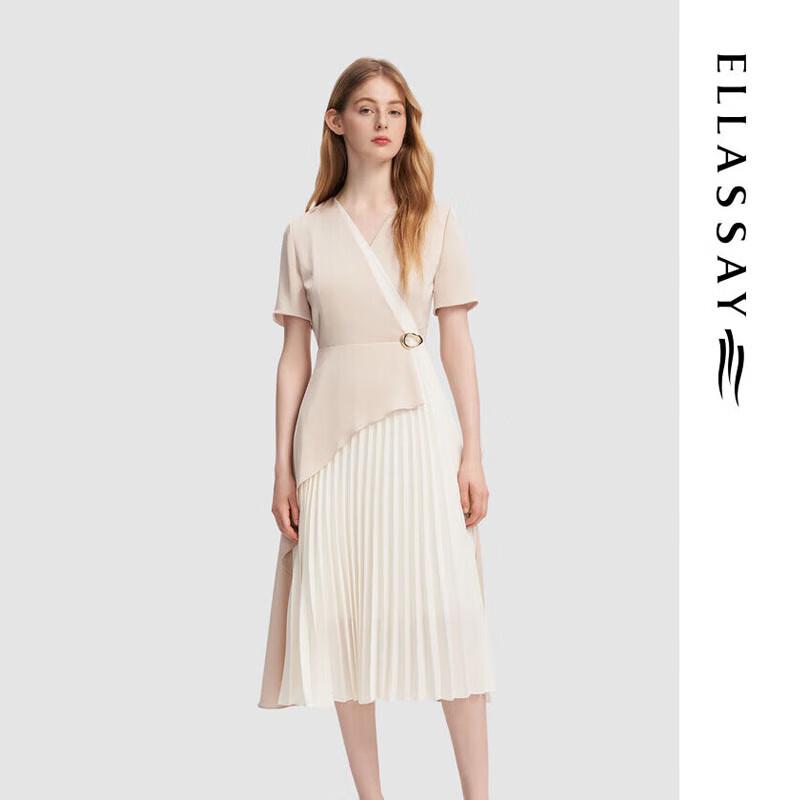 

ELLASSAY Elegant Pleated Midi Dress M