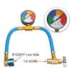 Self-Sealing R1234yf A/C Can Tap 100Psi Gauge Hose Recharge Refrigerant AC Conditioning