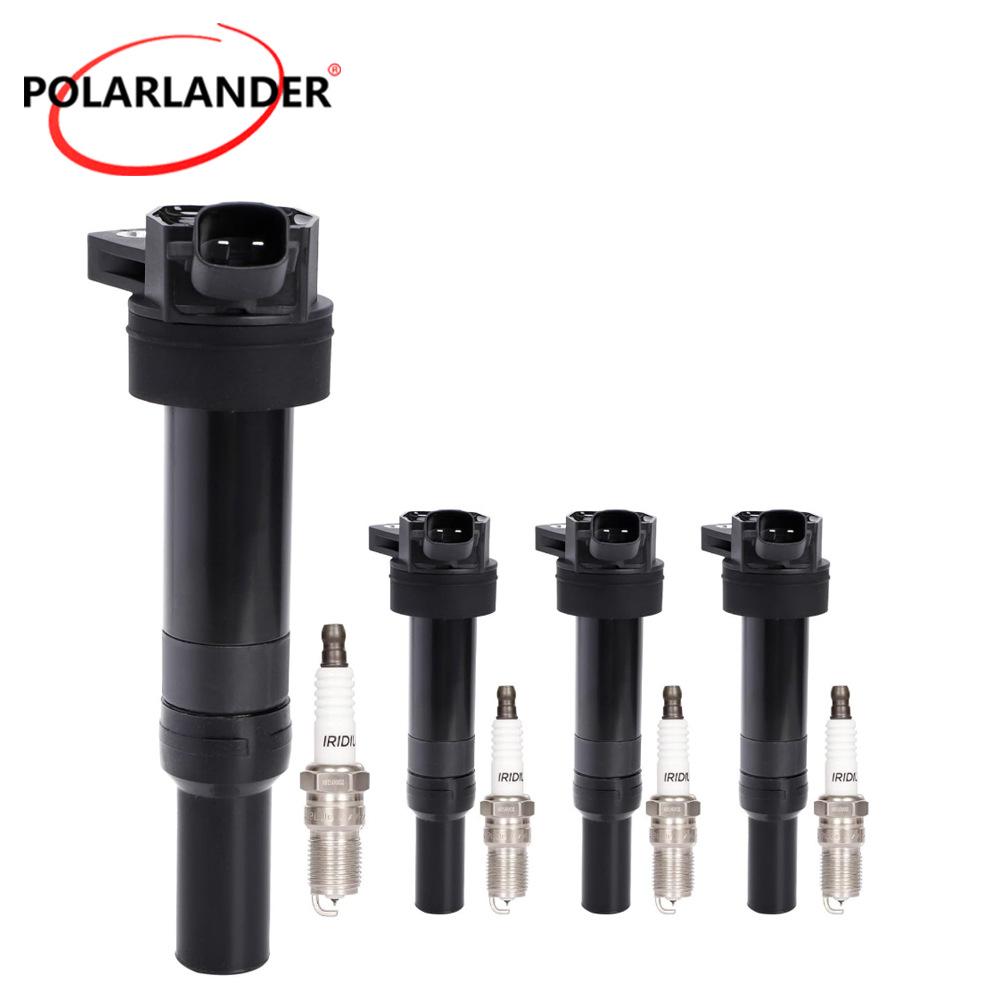 Ignition Coil & Spark Plug Set for Hyundai Elantra, Tucson, Kia UF651