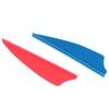 30Pcs/Bag 2" Rubber Vanes Archery Arrow Feather Fletching Shield Diy Tool