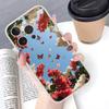 Fresh Little Flowers Phone Case For IPhone 17 16 15 14 Plus 13 12 11 Pro Max Phone Back Cover Transparent Shockproof Cover