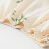 Chinese Style Lace Up Pajama Suit Flower V-Neck Shorts Sleeve Nightwear Women Homewear Loose Two Pieces Sleepwear Sets Home