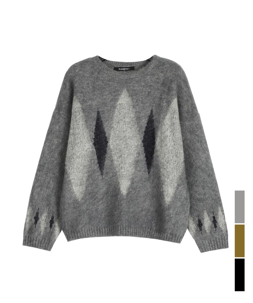 AVANDRESS Angora Diamond Knit - 3Col