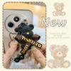 Cartoon Simplicity Phone Case For Redmi A4 5G Back Cover Skin-friendly Feel Anti-knock Bear Bracelet Dirt-resistant Cute
