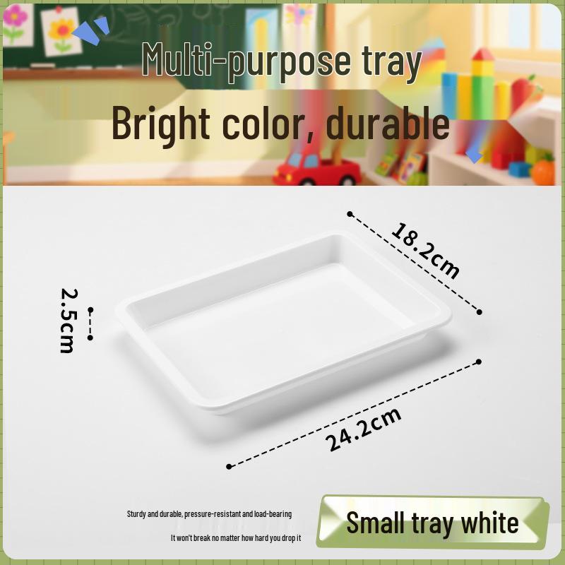 Mehrzweck-Kunststofftablett: Katzentoilette, Aufbewahrung, Malerei & Experimentelle Nutzung für Studenten