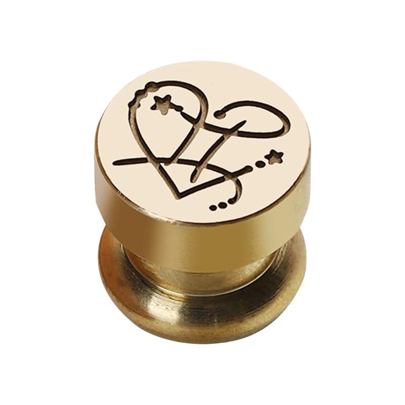 652F Astrology Series Seal Lacquer Seal Wax Stamp for Artistic Creations