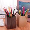 Multiple-use Wooden Pencil Holder Large Capacity Pen Holder Cup Desk Organizer  Home
