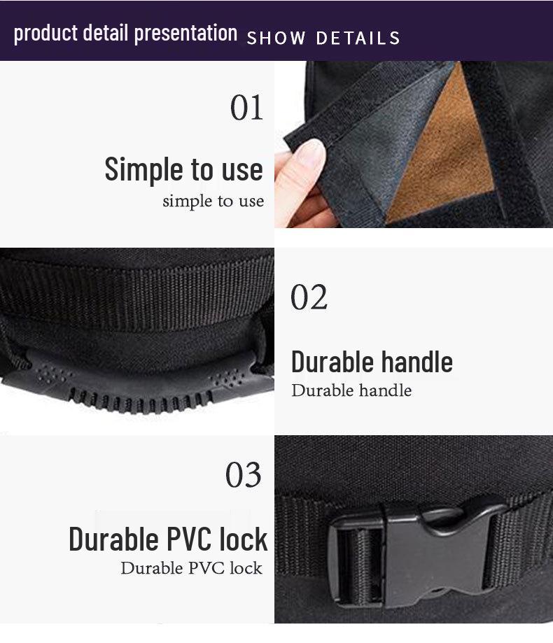 Portable Outdoor Umbrella Base Sandbag - Round & Stabilizing Tent Weight