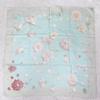 Used HERMES Hermes Carre 90 Rose de Roses Rose Drop Silk Scarf