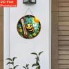 Decorative Metal Wall Art Sign Tin Painting 20x20 cm