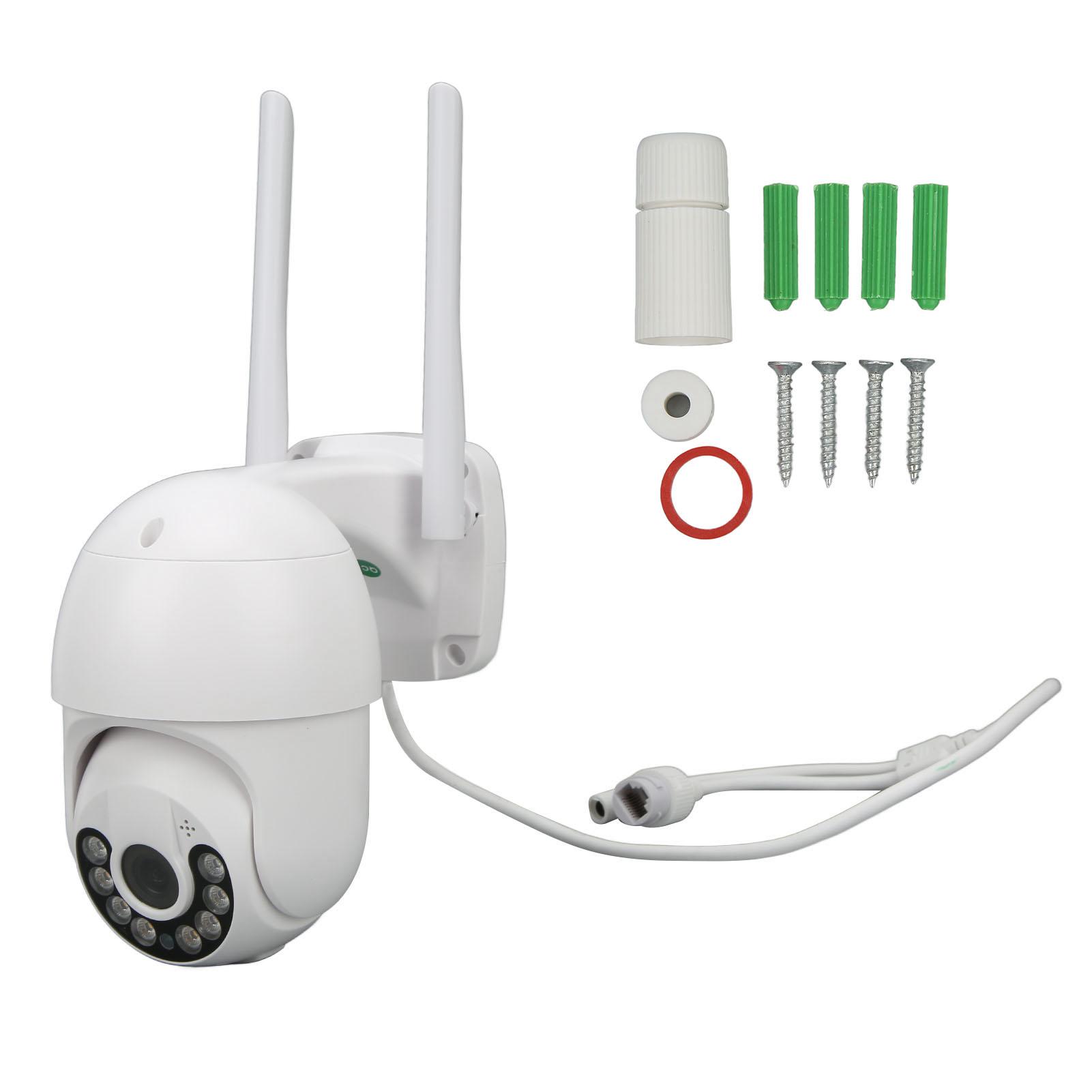 

2.4GHz WiFi Securtiy Camera Two Way o AI Human Detection HD Night Vision Surveillance EU Plug
