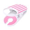 Clip On Cup Holder Universal Fit Strong Grip Non Slip Silicone Pad Desk Drink Holder Clip Pink