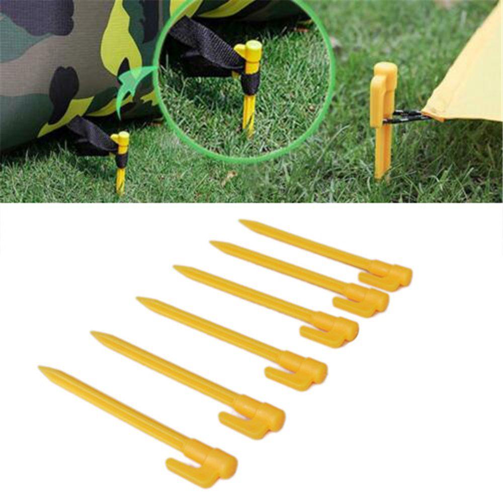 Plastic Travel Heavy Duty Tent Mat Outdoor Tents Stakes Pegs Pins Nails Fixing Stake Nails
