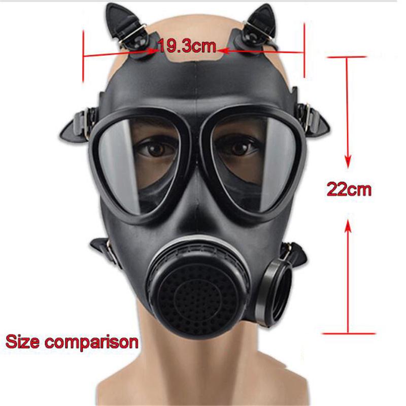 Type 05 Ghost Face Chemical Gas Mask - Full Face, Rubber, Self-Priming Filter