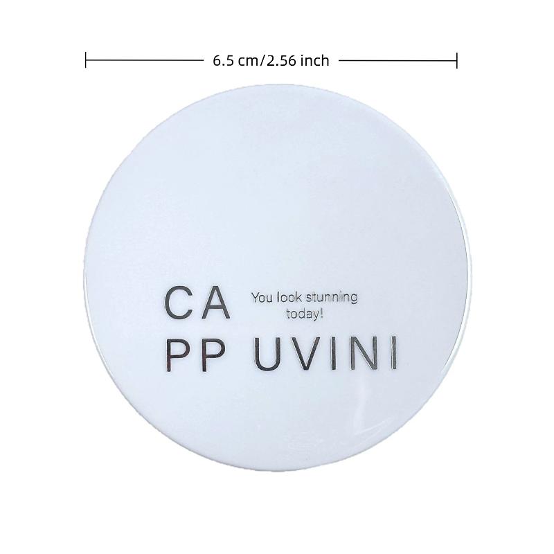 Cappuvini Pressed Powder White Brightening Oil Control Concealer Lasting Natural Face Makeup Setting Powder Waterproof Cosmetic