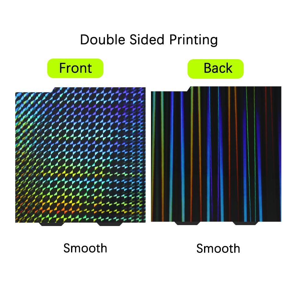 3D Printer Build Plate 184x184mm Smooth & Textured PEI Flexible for Bambu Lab A1 Mini Cold Plate Removable  A1 Mini Accessories