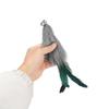 3pcs Random Color Feather Replacement Accessories Funny Cat Stick Rod Teaser Small Bell Plush Pet Toy