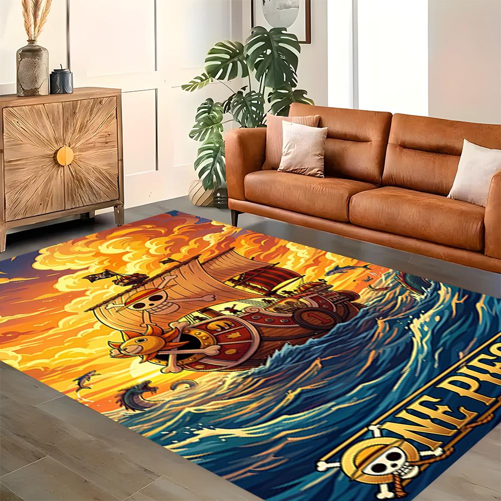 One Piece Adventure for Living Room Rug, Bedroom, Study Room, Hallway Decoration, Perfect for Home Decoration or Holiday Gifts