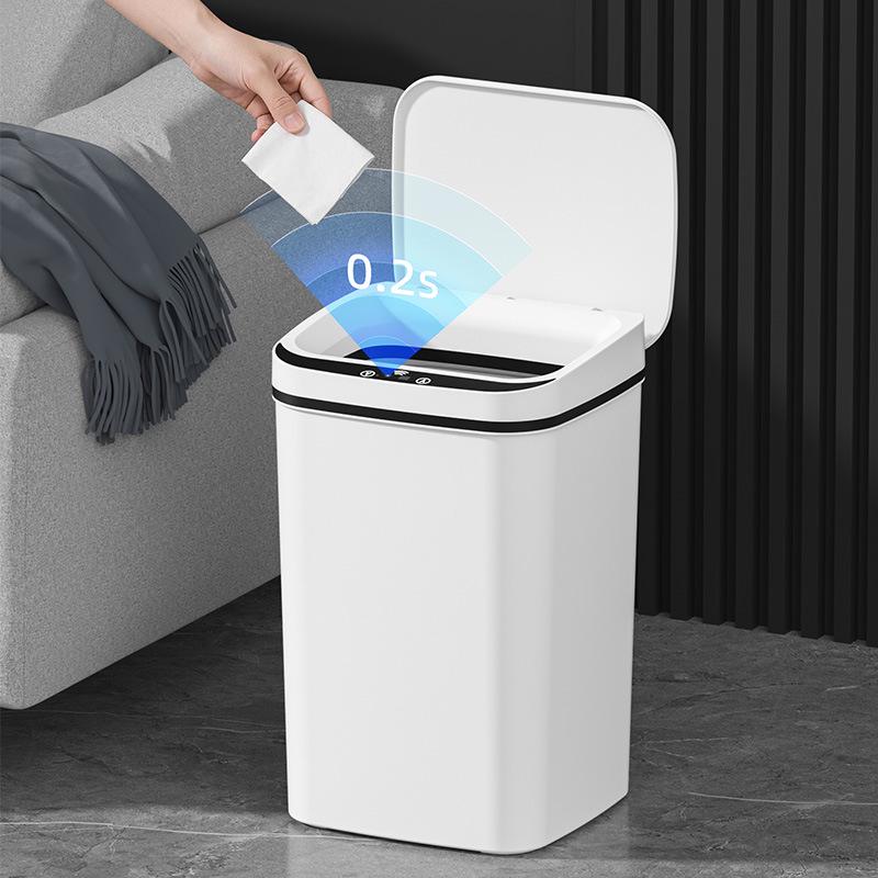 2026 Smart Large-Capacity Automatic Trash Can for Home, Living Room, and Bathroom