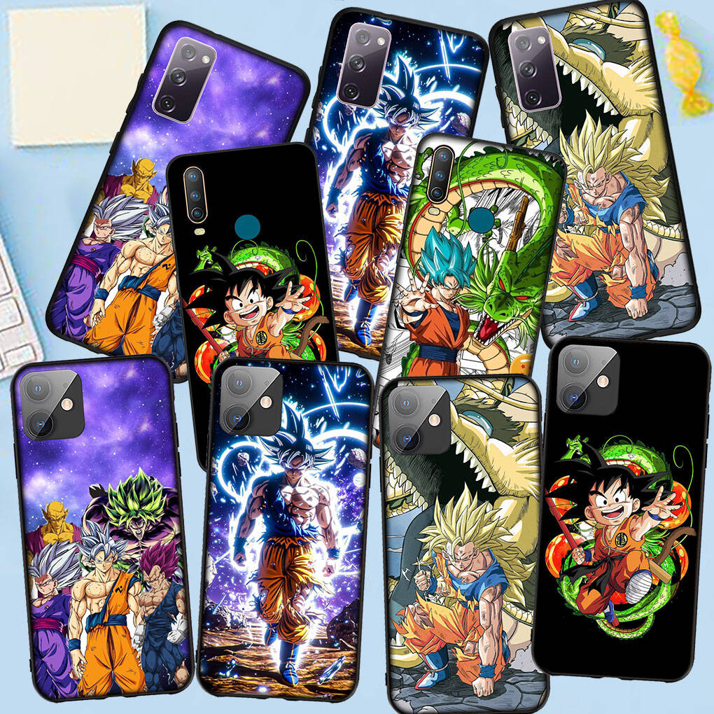 Phone Case for Samsung Galaxy S25 S23 S24 Ultra FE Plus A05 A06 A15 A16 A36 A37 A35 A54 A55 A56 A57 A25 A26 A53 A17 Funda Dragon Son Gokus Ball Super