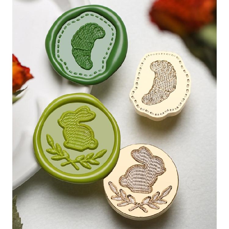 Emboss Wax Seal Stamp Head Removable Sealing Brass Stamp Head for Gift Envelope Invitations Greeting Card Decorations