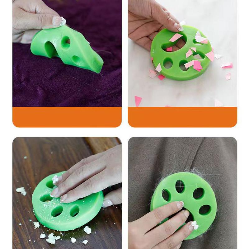 New Portable Cat Hair Remover Reusable Pet Fluff Silicone Hair Remover  Furniture Clothes Dust Cleaning Tool Pet Hair Trap Catch