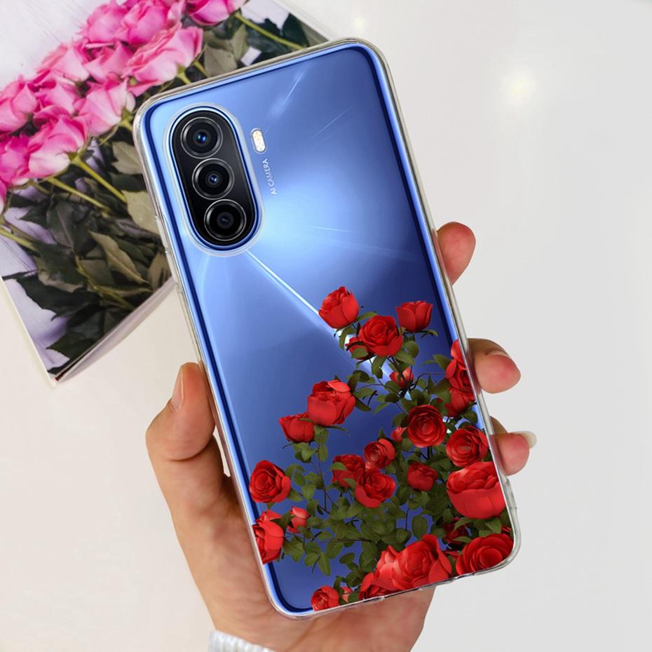 Schöne gemalte Hülle für Huawei Nova Y70 Plus Nova70 Weiche Silikon TPU Rückseite für Huawei Nova Y70 Y 70Plus MGA-LX9 Handyhülle