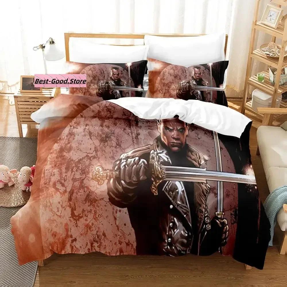 Vampire Beding Set Single Twin Ful Quen King-Sized Dimensionsd Dimensions Bed Linen Set Aldult Kid Bedrom Duvetcover Sets 3D Print Anime Werewolf