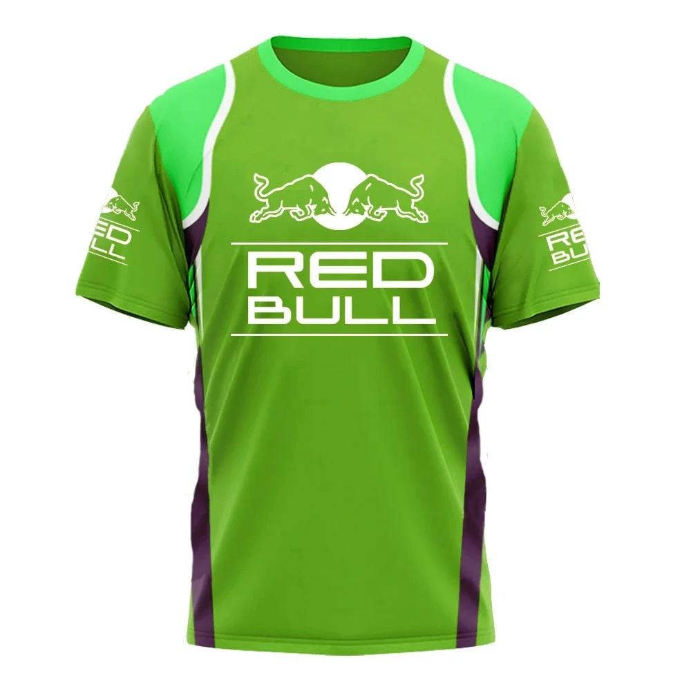 Red Bull Racing Team Bekleidung F1 Formelrennen T-Shirt Herren Motorrad Off-Road Fahren Trainingsshirt