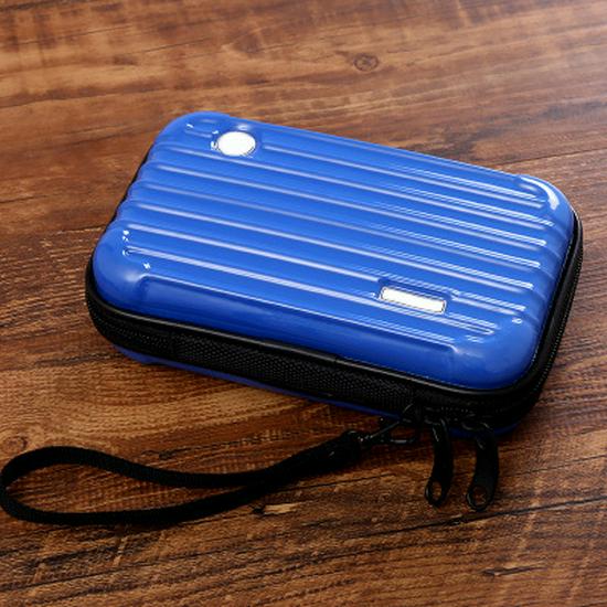 Women's Hard Shell Makeup & Toiletry Mini Bag | Crossbody, Evening, Travel Storage Box