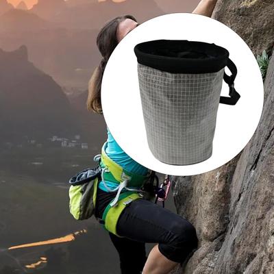 Chalk Bag Carrier with Waist Belt Climbing Gear Storage Pouch Lightweight for