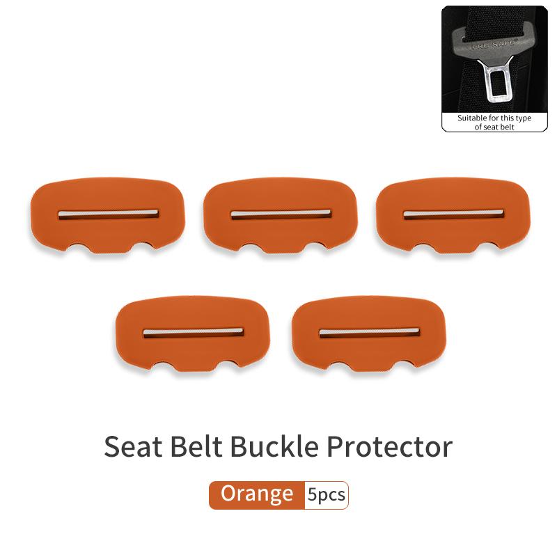 2025 Hot Silicone Car Seat Belt Buckle Cover For BMW G30 G20 F30 F10 G01 X1 X2 X3 X4 X5 X6 X7 Anti-Scratch Auto Safety Belt Clip
