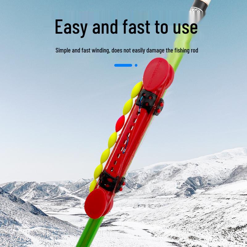Adjustable Fishing Line Winder Board: Universal Quick Line Winder & Clip Tackle