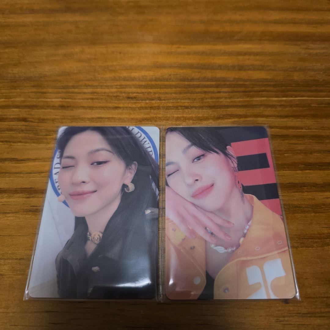 

[ИСПОЛЬЗОВАННЫЙ] ITZY Ryujin Soundwave Rakidoro Trading Card Set Comp