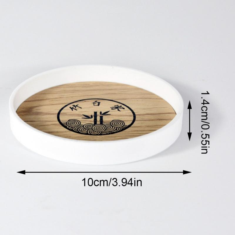 Wooden Coaster Tea Coffee Cup Pad Walnut Wood Coasters Durable Heat Resistant Round Bowl Teapot Mat Home Placemats Decor