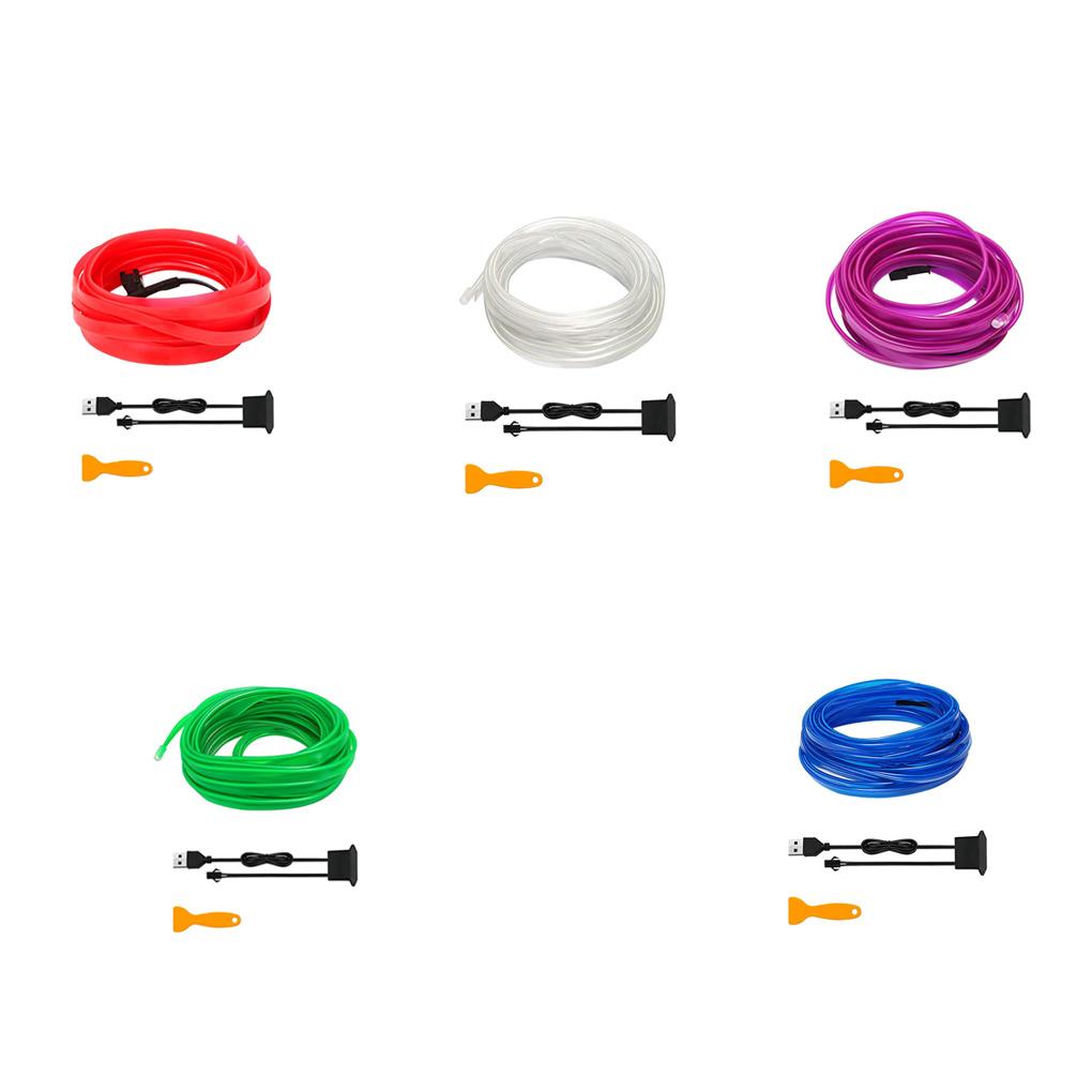 Automotive Strip Light LED Universal Colorful USB Interface Performing Stage Fountain Decorative Atmosphere Lamp