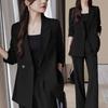 Women's 2025 Formal & Casual Suit Set with Padded Jacket for Spring-Autumn