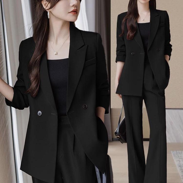 Women's 2025 Formal & Casual Suit Set with Padded Jacket for Spring-Autumn