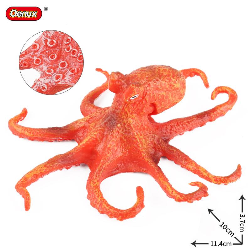 Oenux Meereslebewesen Koralle Krake Nautiloidea Krabbe Seestern Ozean Modell Actionfiguren Pädagogische Sammlung Spielzeug Kindergeschenk