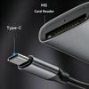 USB C MS Memory Stick Card Reader For MS PRO MS DUO, Adapter For iPhone 15 MacBook Tablet Old CCD Camera Photo Video Transfer