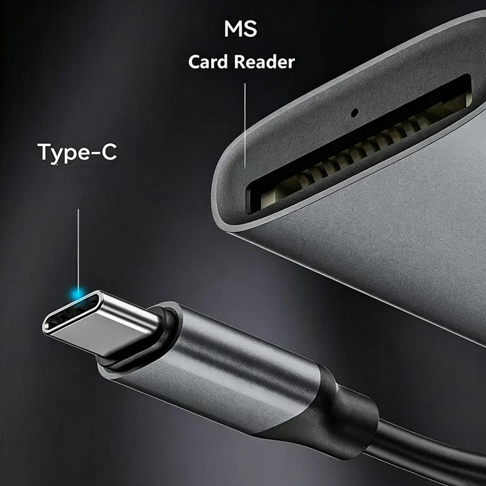 USB C MS Memory Stick Card Reader For MS PRO MS DUO, Adapter For iPhone 15 MacBook Tablet Old CCD Camera Photo Video Transfer