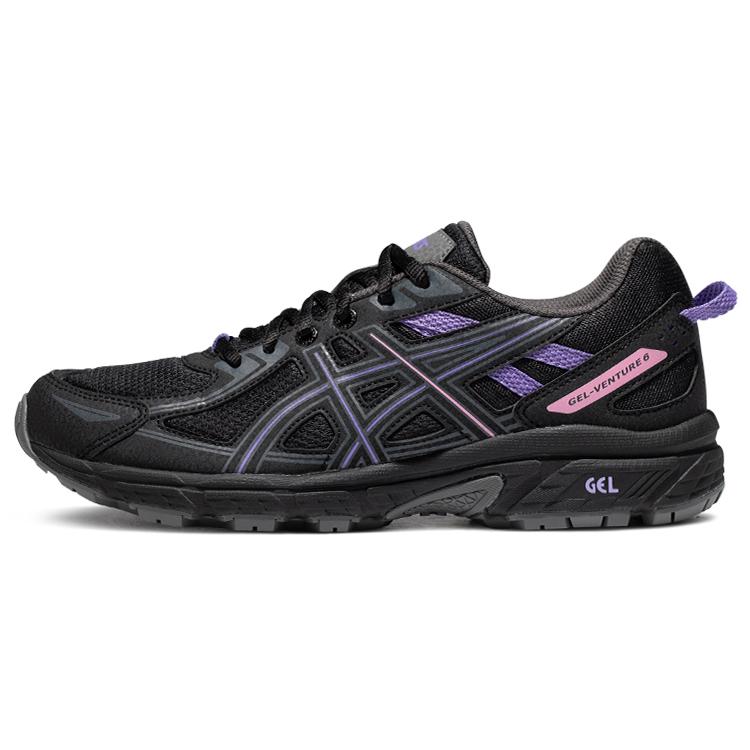 

новые женские Asics Gel Venture 6 Черно-фиолетовые 36
