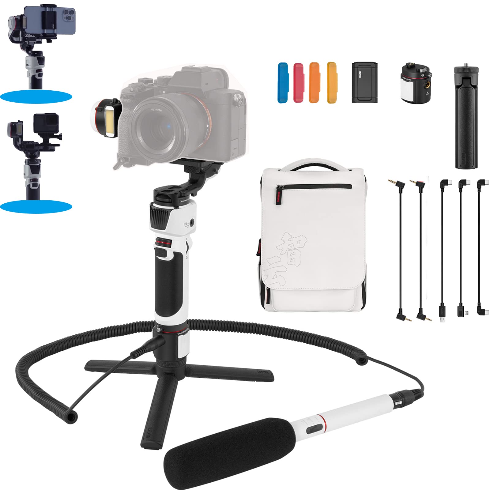 

Authorized ZHIYUN Crane M3 PRO Camera Gimbal Handheld Gimbal Stabilizer for SLR Mobile and Compact Digital Cameras Instruction [ZHIYUN Dealer] білий
