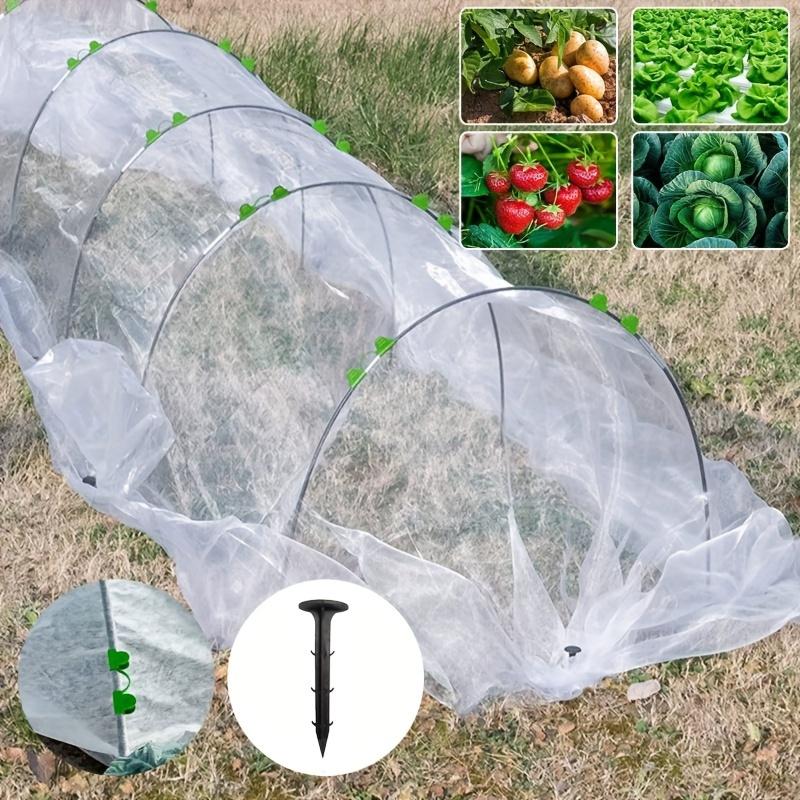 [Kältebeständiger Gewächshausrahmen] Gartenfaserstab Abnehmbarer Gewächshaus-Insektenschutzanzug Abnehmbarer Pflanzenschutz Insekten- und Frostschutzpflanzenschutz