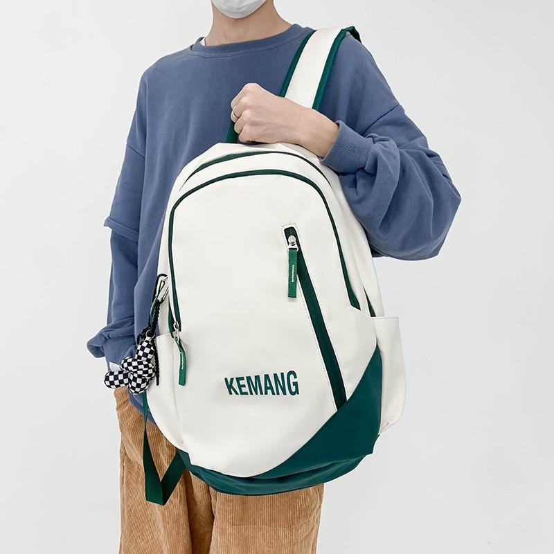 

Новий модний високоякісний нейлоновий рюкзак для подорожей, корейський повсякденний студентський шкільний рюкзак, водонепроникний комп ютерний рюкзак білий