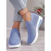 2025 Fall New Arrival Women's Chunky Sole Platform Sneakers - Sporty Knit Casual Shoes