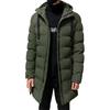 Herren Winter Parka Mantel Langer Abschnitt Warm Verdicken Jacke Outwear Winddicht Mantel Mit Kapuze Übergröße