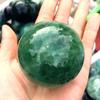 Sfera di Cristallo Grande Naturale Globo di Cristallo Fluorite Verde Regalo di Compleanno Artigianato di Pietra Sfera Fengshui Decorazione da Scrivania per la Casa Specimen