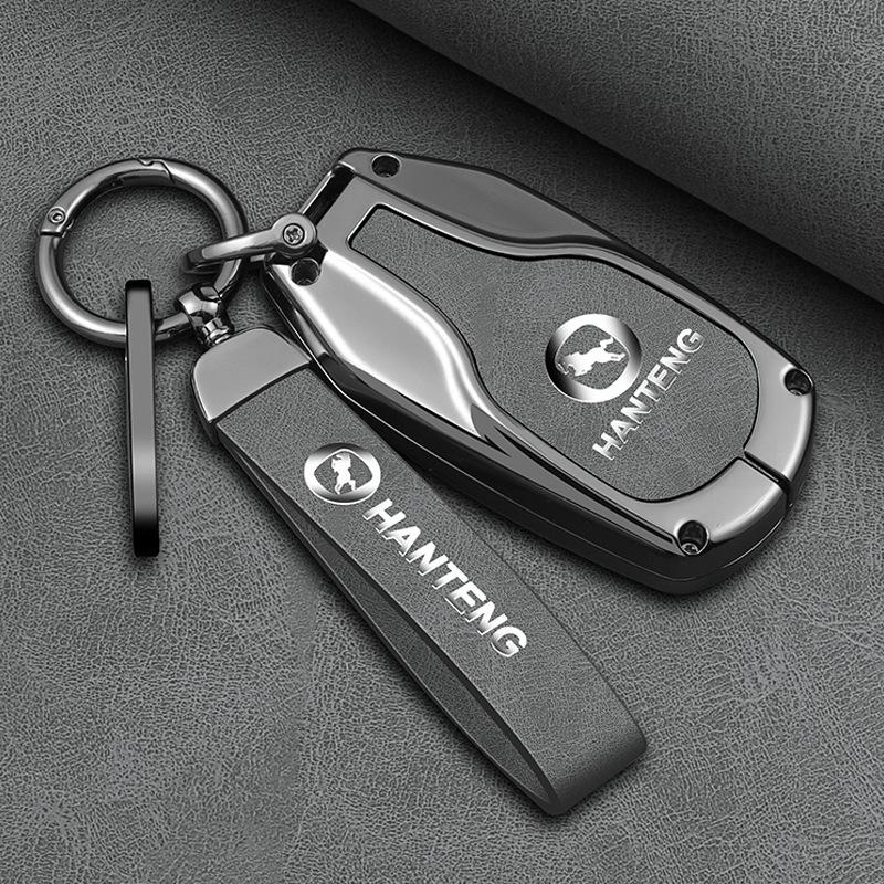 Hanteng X7S/X5 Car Key Case 2018: High-End Metal Key Cover & Remote Control Shell with Buckle