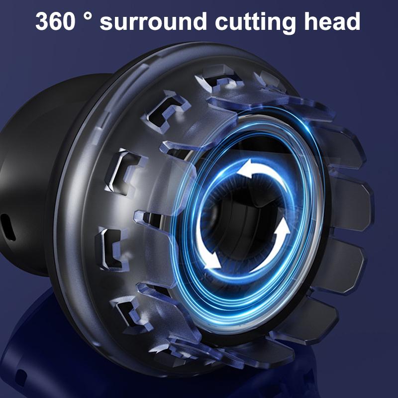 Portable Hair Cutting Devices 360 Degree Hair Clipper Blade Electric Clipper Usb Universal Hair Trimmer Kit With Led Display